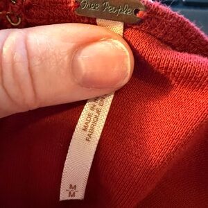 Free People burgundy dress